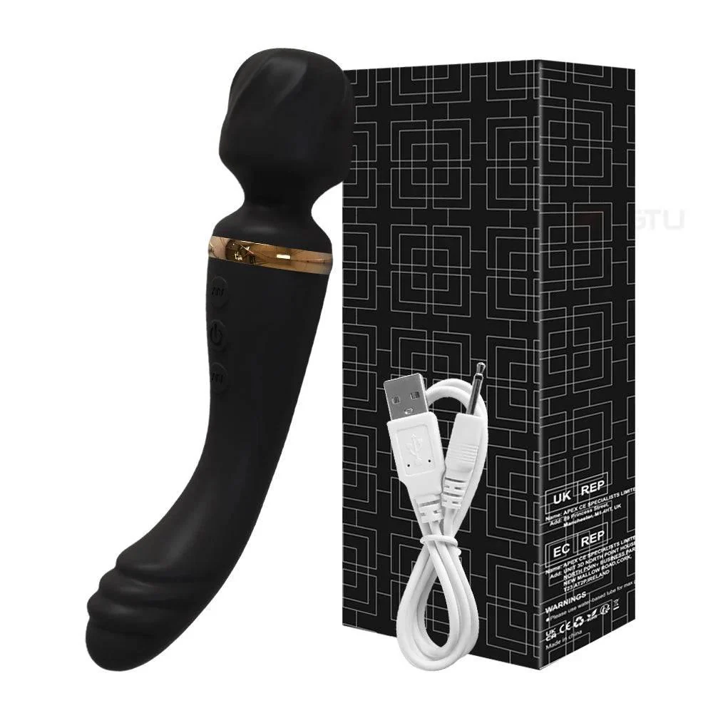 Vibrador AV de 2 motores para mujeres, estimulador del clítoris y punto G, masajeador vaginal recargable por USB, juguete sexual femenino, productos para adultos - Imagen 8