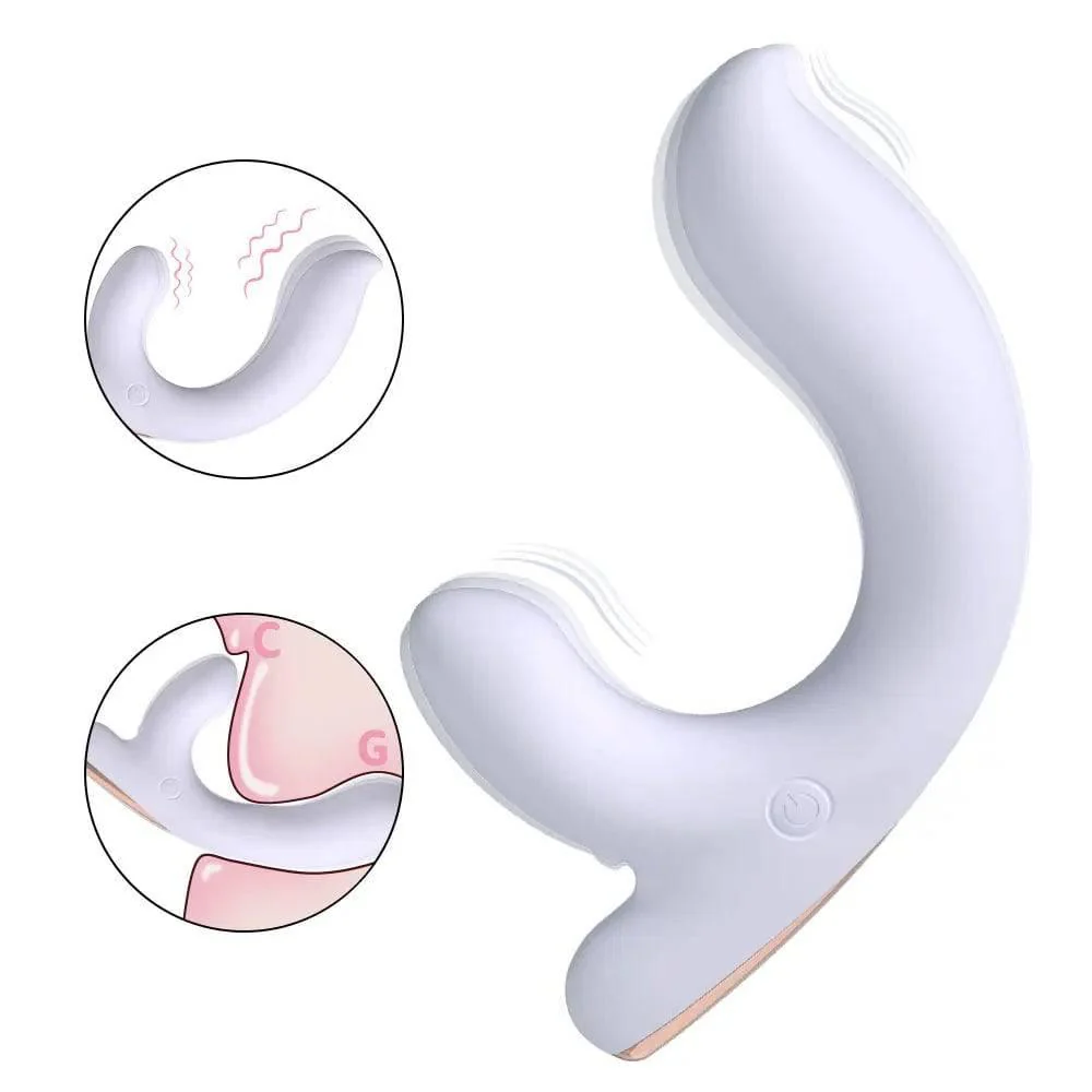 Vibrador de doble estimulación del punto G | Masaje clitoriano y vaginal