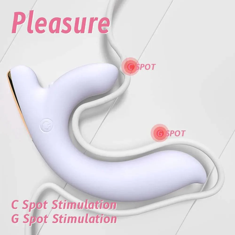 Vibrador de doble estimulación del punto G | Masaje clitoriano y vaginal - Imagen 4
