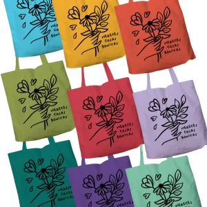 Totebag Mereces cosas bonitas 140g - Varios colores